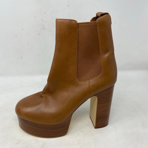 MICHAEL Michael Kors Natasha Leather Platform Boot Womens Size 7.5 - Picture 2 of 9